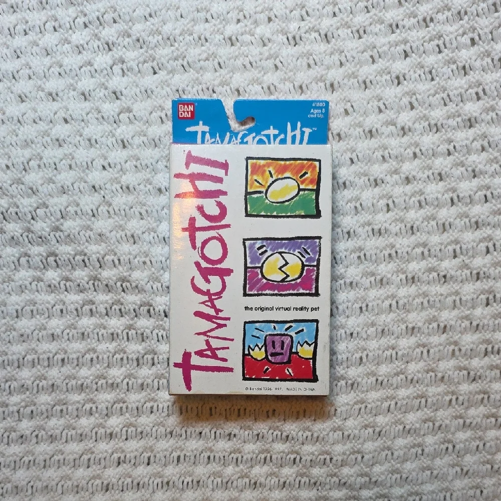 Used In The Box Black 1997 Vintage Original Tamagotchi